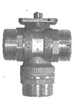 Monteringsanvisning Vekselventil og motor Dimensjoner vekselventil Dimensjon (utv. gjenge) Kv: 4 Dimensjon 5,4 (utv. gjenge) Kv: 65 Dimensjon / (innv.