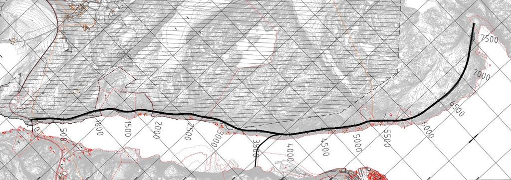 Forsvarets område Leirpollen Strømmen bru Langfjorden KILA Figur 9: Alternativ 1B, plantegning Fordeler + Alternativet kan gjennomføres innenfor gjeldende krav og retningslinjer.