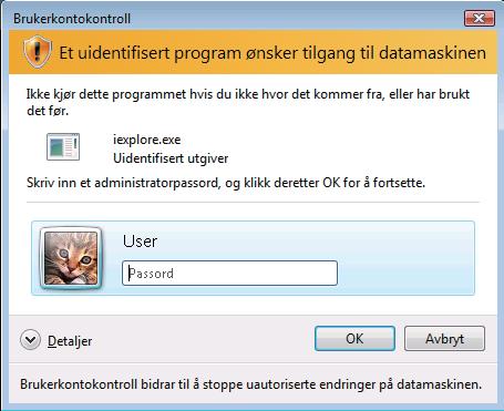 Sikkerhetsfunksjoner For Windows Vista -brukere som ikke har administratorrettigheter 14 a Klikk på -knappen og Alle programmer.