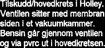 eks opp bratte bakker, tungt lastet eller ved full gass trenger motoren ekstra tilskudd over lengre tid.