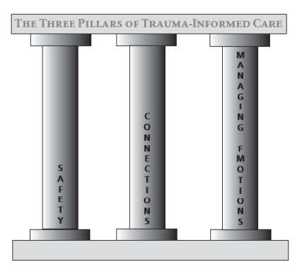 Figur 6 The Three Pillars of Trauma- Informed Care, 2008.