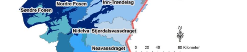I tillegg finnes de 2 grenseoverskridende vannområdene Ångermannsälven og Indalsälven med avrenning til Sverige som har fått egen forvaltningsplan og tiltaksprogram i samarbeid med svenske