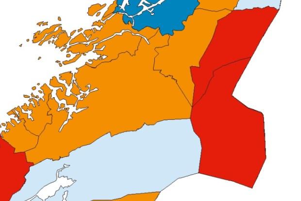 sysselsatte i prosent av befolkningen (20-66) enn de andre kommunene i regionen.