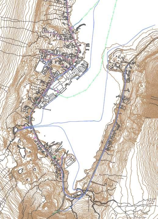 Side 2 av 6 Senjahopen havn skal omreguleres og havnen utvides for å kunne øke kapasiteten; havnebassenget skal mudres og det skal reguleres for ny utbygging i den indre delen av havna.