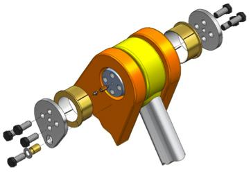 1.4/ Assemble the components. Komponenter monteres.