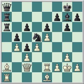 Embla Ekeland Grønn Nå kommer det en eviggrønn kombinasjon: 25...c5! 26.dxc5 Hvit legger hodet på hoggestabben. Tapt er også 26.Kg1 cxd4 27.cxd4 Lf8 26...Se3 27.Kg1 Dg2# 0 1 Konsekvensene av 21.