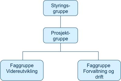 11.2. Organisering Anskaffelsesprosjektet bør i det videre arbeidet organiseres med en styringsgruppe, en prosjektgruppe og faggrupper som dekker avtaleområdene som inngår i anskaffelsen.