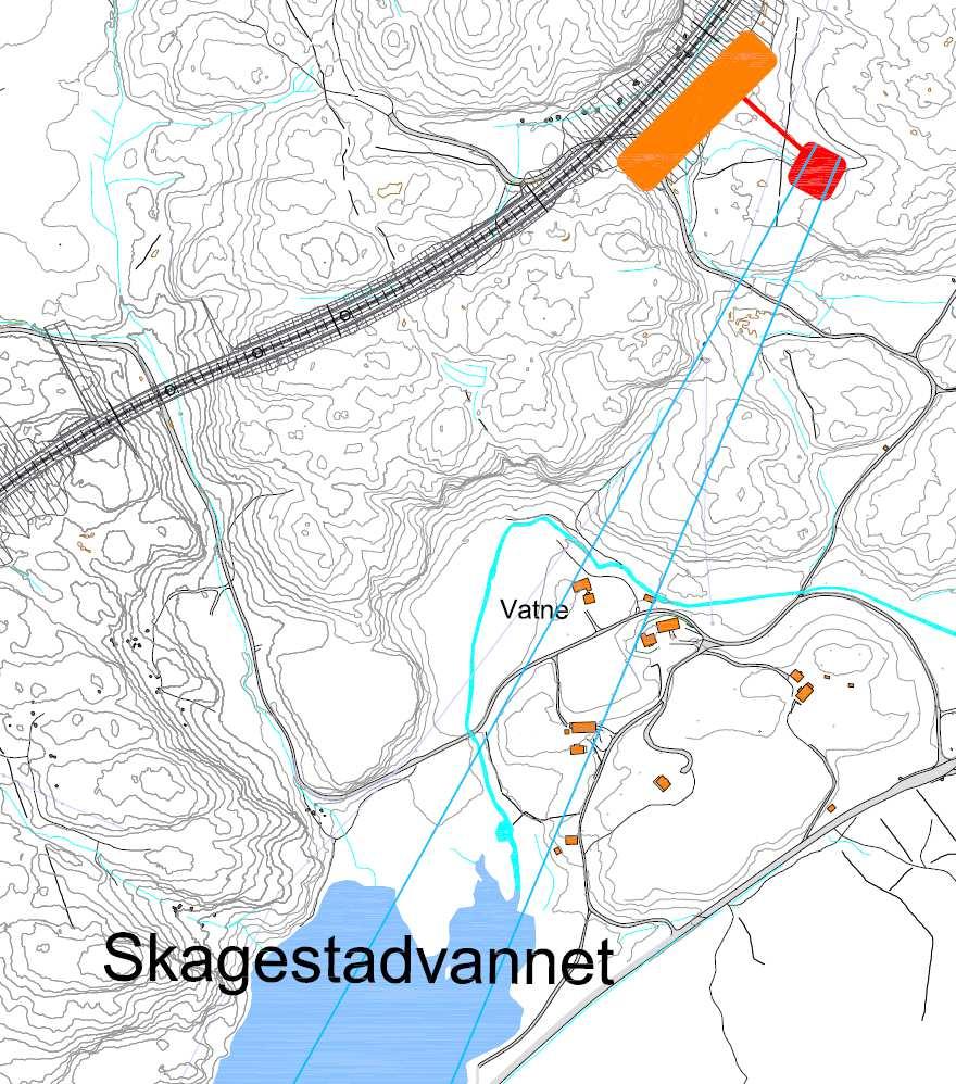 13 4 Fjernrasteplasser Langs parsellen er det mye tunnel og mye korridorfølelse. Korridorene skapes av skjæringer og høyereliggende åser i området. Rasteplassene blir en del av denne korridoren.