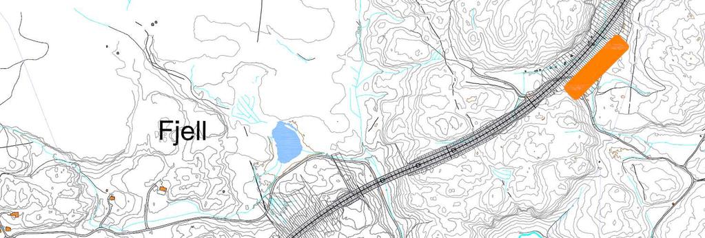 8 3 Forslag til rasteplasser Under følger enkle skisser for utforming av de foreslåtte plasseringene av rasteplasser. 3.1 Skagestad felles for alle alternativer Nord for Skagestadvannet er det foreslått plassering av rasteplass.