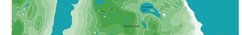 2.1.1 TERRENGFORM - høydelag Figur 2-1: Høydelagskart med ekvidistanse 5 m 2 LANDSKAP KARTLEGGING Terreng- og landform henger sammen med de geologiske forholdene i området, og er en av de viktigste