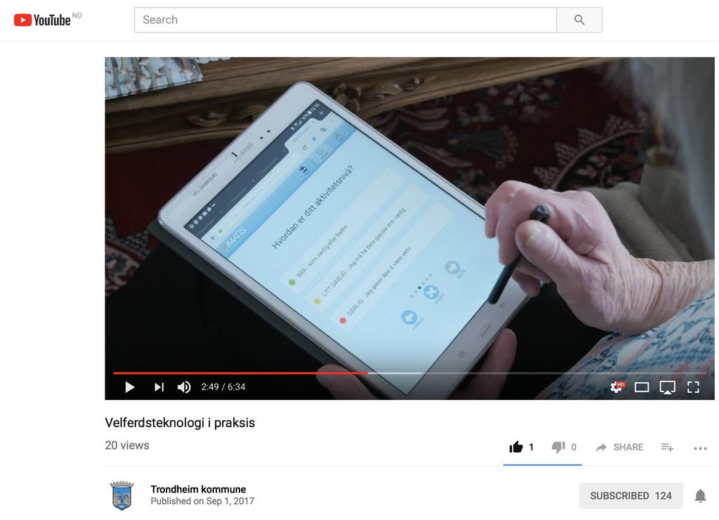 Video fra Trondheim kommune