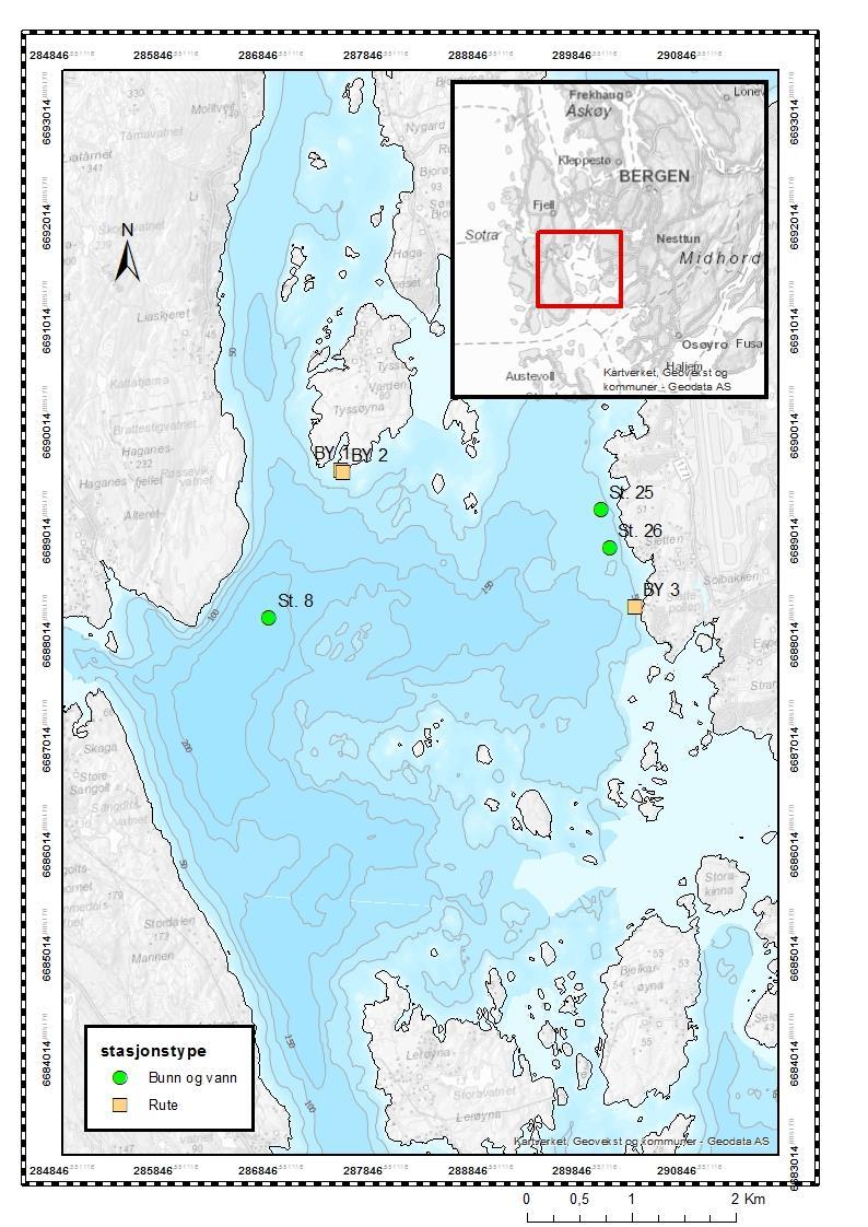 P.nr: 88969 Sletten og Raunefjorden Område 3 