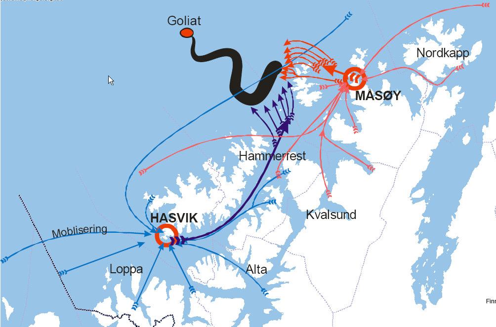 2.7.3 Møter med representanter fra ENI-Norge Den politiske og administrative ledelsen i Hasvik kommune har helt siden 2006 lagt vekt på å holde en god og konstruktiv dialog med representanter fra ENI.