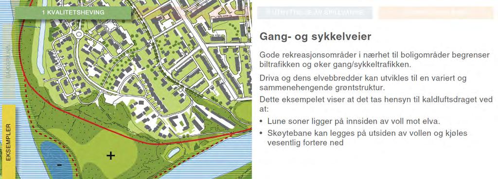 I rapporten te stedsutvikling i et klimaperpek v foreslås