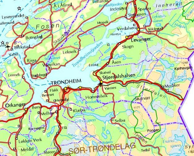 Km 54,912 thoretical capacity Discharge Risvollan (NTNU / NVE) Sagelva (NTNU / NVE)