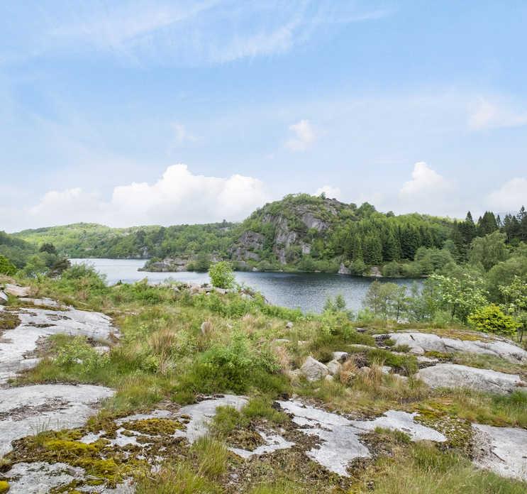 FAKTA OM EIENDOMMEN Tomten ligger fint til i feltet med gode solforhold og fin utsikt. Gode tur og friluftsområder. Kort avstand til Laulandsvannet. Her er det gode muligheter for bading i ferskvann.