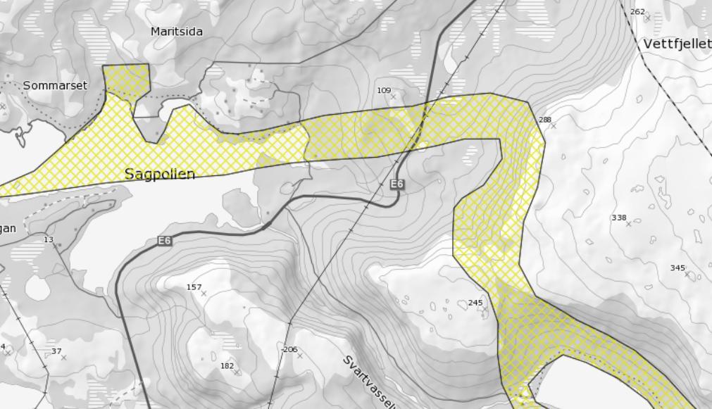 Reinen trekker til vinterbeitene fra Drag og fra Svartvatnet og/eller Innhavet.