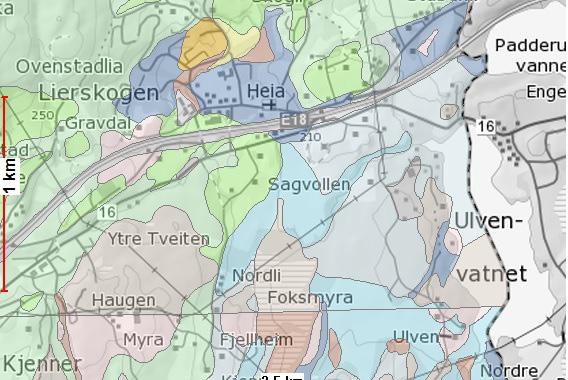 Region sør Ressursavdelingen Vegteknisk 2016-11-02 Geoteknikk Fv16 Lierskogen-Akershus