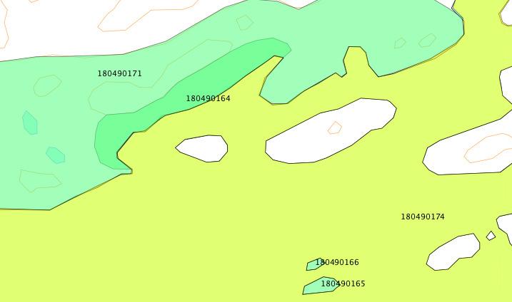 Ecofact Beliggenhet/avgrensing, naturgrunnlag: To små holmer som ligger inne i Vestervågen i Bliksvær naturreservat i Bodø kommune.