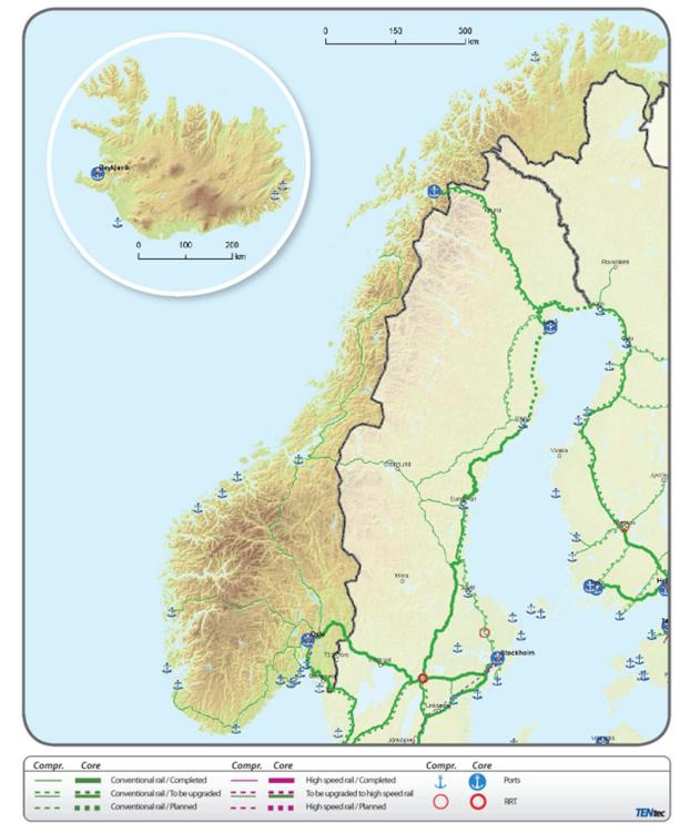 Port of Narvik International corridors infrastructure The Port: TEN-T Core Network Joint Barents Transport Plan