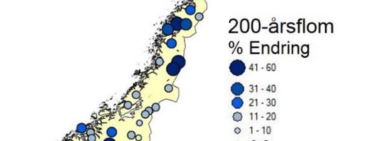 NVE vil tilpasse flomsonekartene til et endret