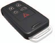 Fjernkontrollnøkkel med PCC* personal car communicator PCC* 1 Grønt lys: Bilen er låst. 2 Gult lys: Bilen er ulåst. 3 Rødt lyst: Alarmen har vært utløst.