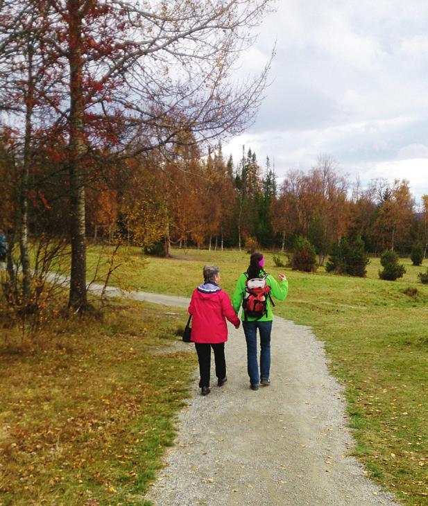 Naturen fremmer rekreasjon og avkobling.