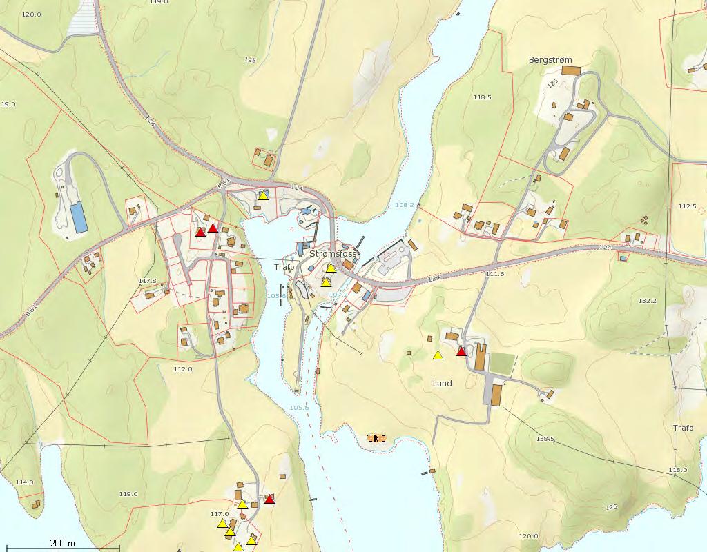 5 RISIKO- OG SÅRBARHETSANALYSE 5.1 Kulturminner og vernehensyn Haldenvassdraget inngår i vernede vassdrag. Haldenkanalen (herunder Strømsfoss) er et kulturminne av nasjonal betydning.