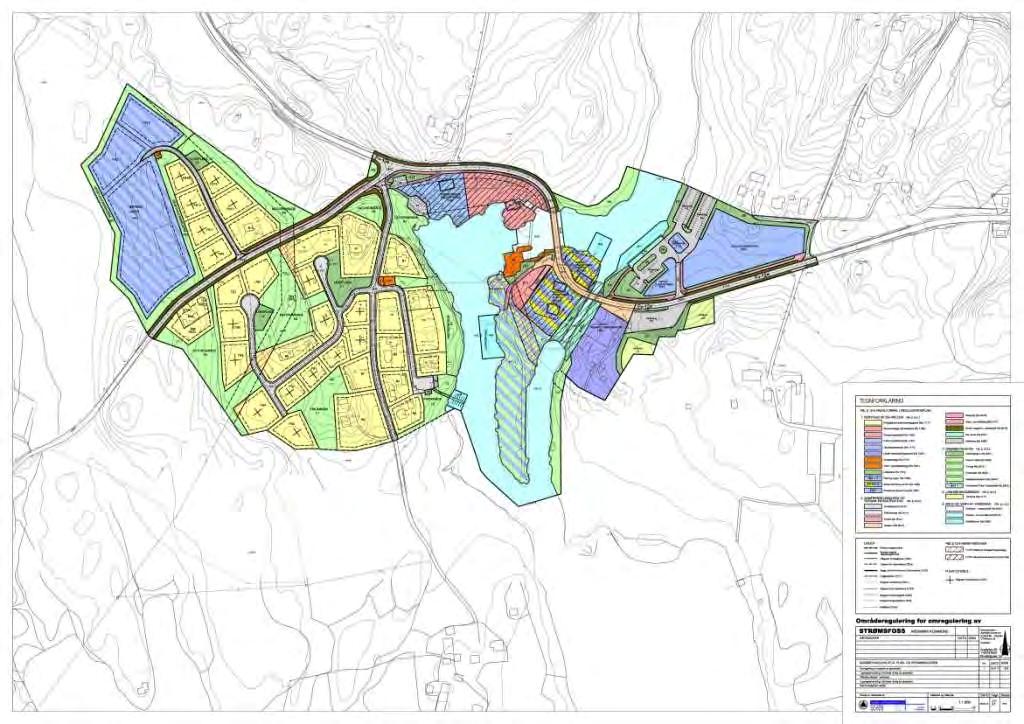 7.2 Planområde med arealbruk Plankartet Det regulerte område har et areal på 205.134 m 2, og fordeler seg slik: Formål Areal m 2 1111 Frittliggende småhusbebyggelse 50.