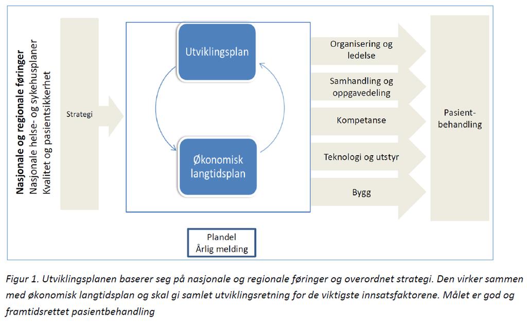 Prosjektdirektiv strategiske føringene for utviklingen, på lang og kort sikt. Andre planer bør avledes av utviklingsplan og strategi og være konkretiseringer av disse. 2.