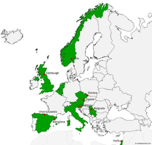 CITI-SENSE i 9 europeiske