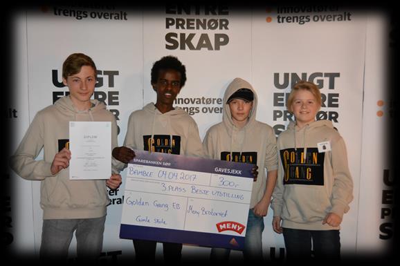 Telemarksmesterskapet 2017 4. april 2017 deltok alle de 10 Elevbedriftene fra Gimle skule på Telemarksmesterskapet og fikk følgende resultat: Golden Gang EB vant 3.