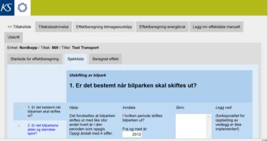 48 KS Verktøy for klimakutt, KVIKKT (kvantifisering av kommunale klimatiltak), Versjon 2, juni 2011 (Testet 11.06.