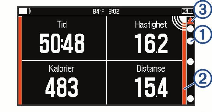 Parkoble Varia Vision enheten med Edge 1000- enheten Du må oppdatere Edge programvaren før du kan parkoble enhetene.