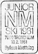 S52 Brukstid 14.11.1980 7000 Reg brukt 14.11.1980 OES Stempel nr.