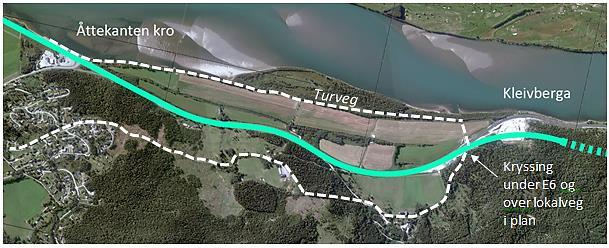 Tema Nærmiljø og Friluftsliv E6 Fåvang kirke Elstad, Kommunedelplan med KU 39 Bevare evjer Med hensyn til levevilkårene for fisken og tilrettelegging for fritidsfiske i området er det viktig å bevare