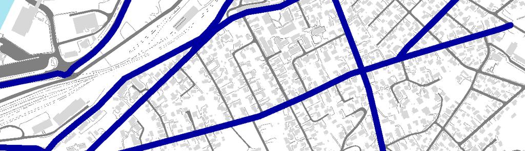 Fartsgrensen og trafikkmengden tilsier egen løsning for syklister, som for eksempel sykkelvei med fortau eller