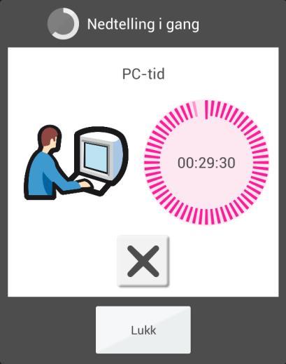 Standardtimer opprettes i Innstillinger, se kapittel 4.