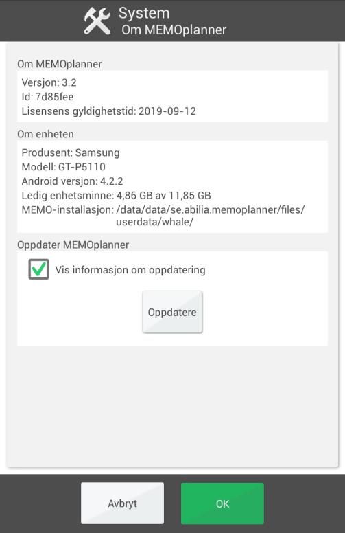 4.6.3 Tastatur Her gjør man innstillinger for tastaturet i Memoplanner. Automatisk endring mellom a og A. Dersom første bokstaven automatisk skal være stor bokstav. Alltid STORE bokstaver.