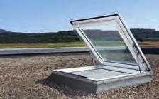 Fast vindu for flate tak slipper inn lyset For utskifting av toppelement på eksisterende vindu, kontakt Norge.
