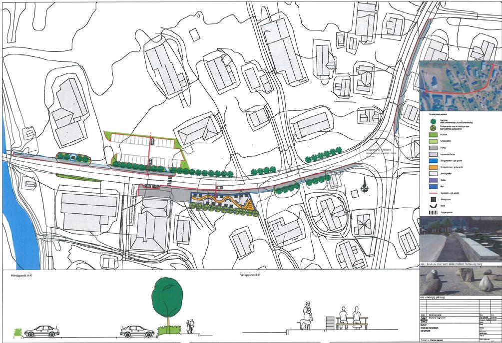 3 Beskrivelse av prosjekteringstjenesten Det planlegges oppgradering torg og bygging av fortau langs Fv 812 i Misvær sentrum. Prosjektet ligger ca. 60 km fra Bodø sentrum.