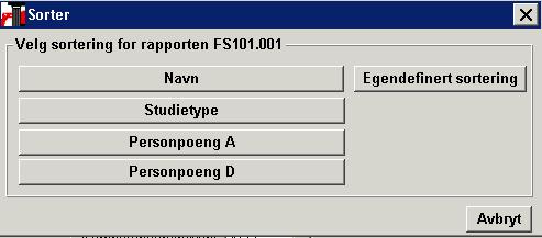 Kapittel 7: Sortering i bilder og rapporter 7 Sortering i bilder og rapporter Når flere forekomster er hentet fram i skjermbilder eller er presentert som output i en rapport, vil de i utgangspunktet