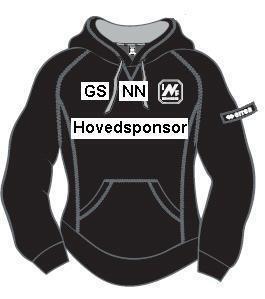 HETTEGENSER Nesodden IF nederst på ryggen Generalsponsor høyre bryst