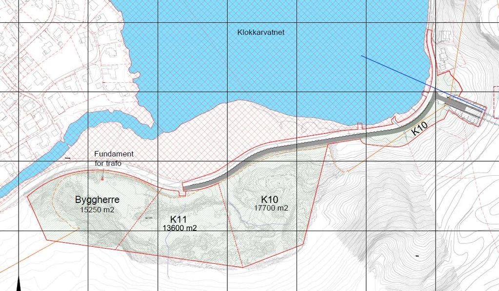 Dagsone ved Klokkarvatnet Riggområde for byggherre