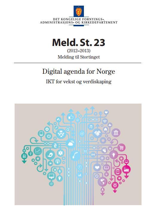 Bakgrunn Nettbaserte tjenester skal være hovedregelen for forvaltningens kommunikasjon med innbyggere og næringsliv Digital forvaltning skal gi bedre tjenester Mer effektiv bruk av