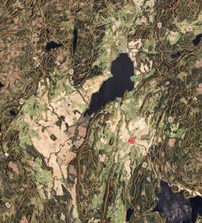 Områdeplan for Venn Skaun kommune Figur 7: Landskapskarakter i planområdet og omliggende områder (Kilde: norgeibilder.no, google streetview).