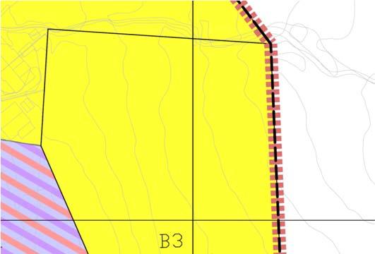 Områdeplan for Venn Skaun kommune Boligbebyggelse, B2, B3, B6 og B7 Eksisterende boligområde øst for fylkesveg 709 utvides sørover på bekostning av LNFområder.
