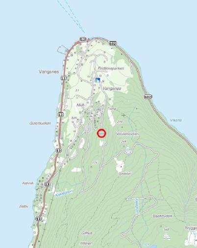 Kommuneplan for Vik kommune 2013-24 Arealdelen KU FOR 38 DELOMRÅDE Område B11 Tråna sør Areal: 20da Oversiktkart Planlagt arealbruk: Bustader Forslag: Rådmannen.