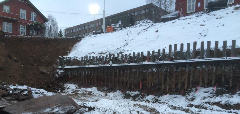 - Løsning ble skissert og avtalt på plassen - Arbeider ble bestilt.