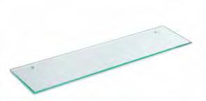 Boligutstyr Baderomsinteriør 28700702150 28700602000 SD 147005013 d line - Glasshyller Glasshyller i rustfri serie fra d line Base eller syrefast (AISI 316) fra d line.